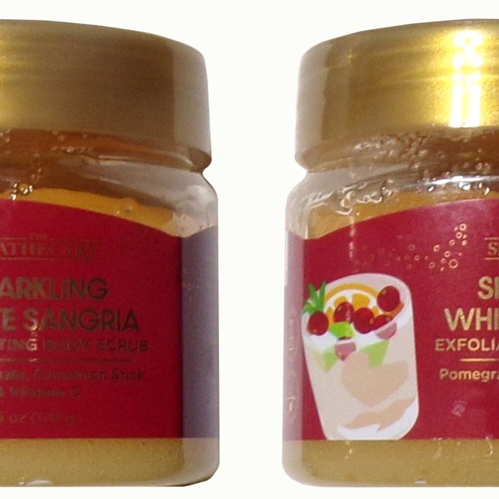 Spathecary Body Scrubs White Sangría 6 oz (Set of 2)